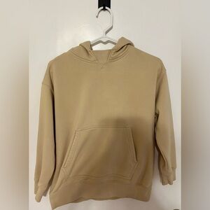GAP - Boys Size 8 - Beige Hoodie with Cozy Lining